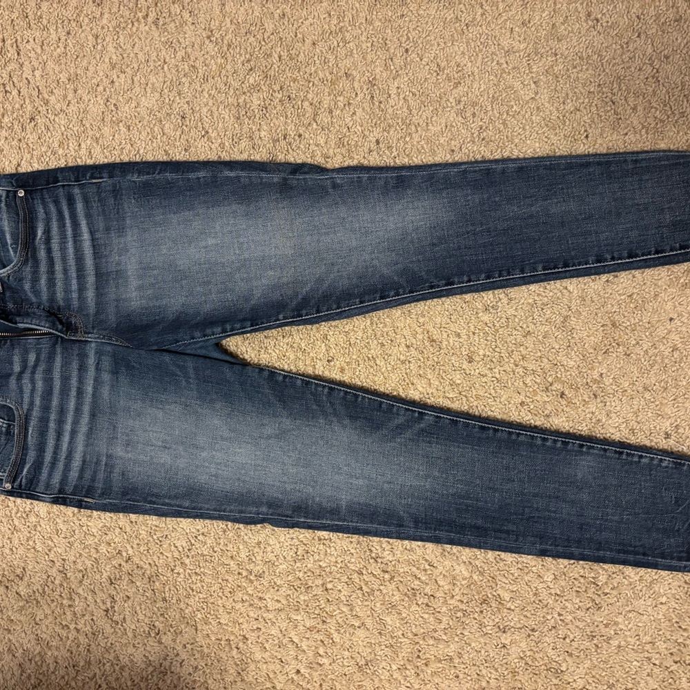 Buckle Indigo Denim Jeans